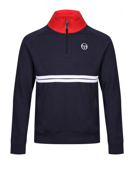 SERGIO TACCHINI                                Dallas 1/4 Zip Tracktop | NIGHT SKY i782