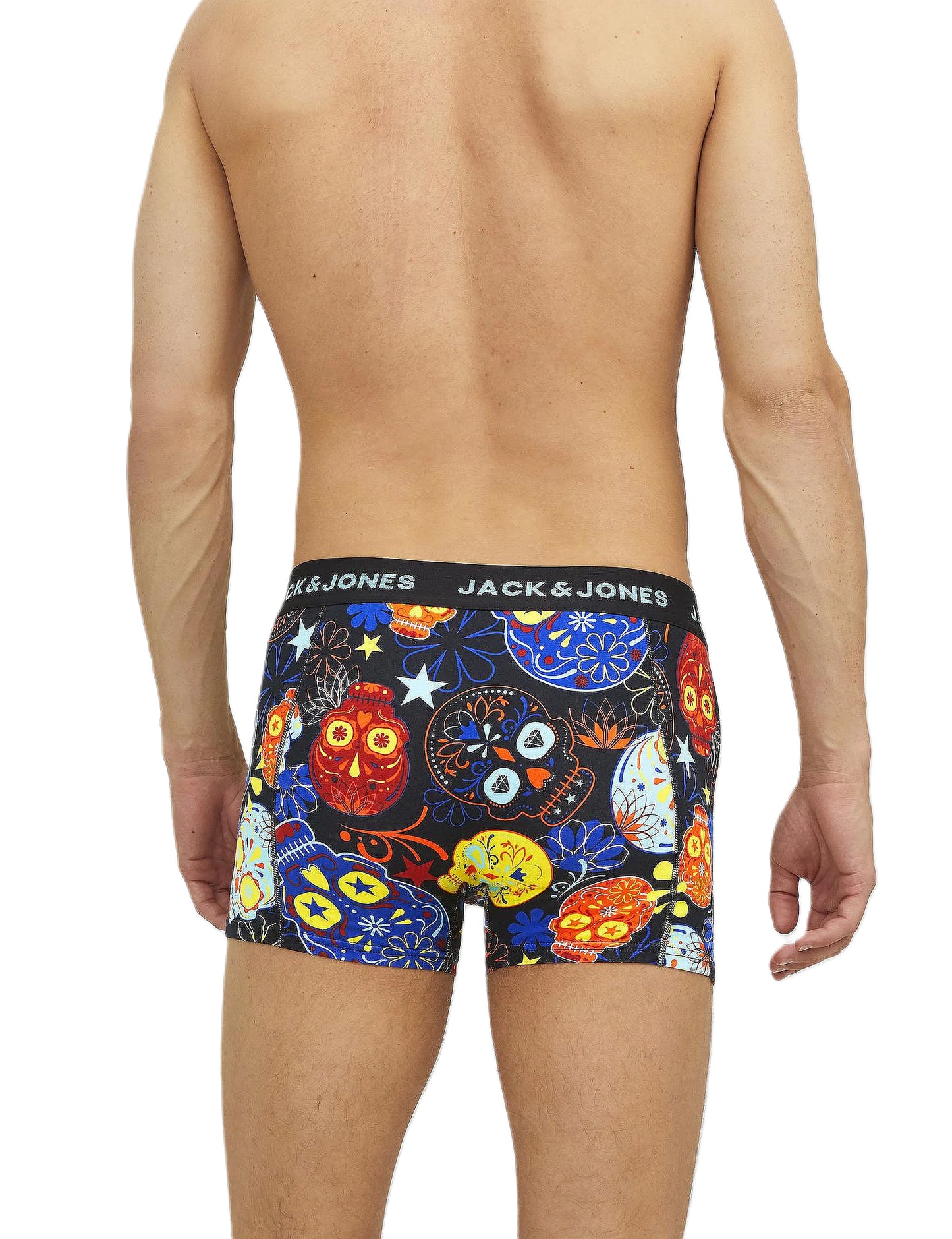 JACK & JONES                               SET DE 3 BOXERI JACSUGAR SKULL TRUNKS NOOS i712