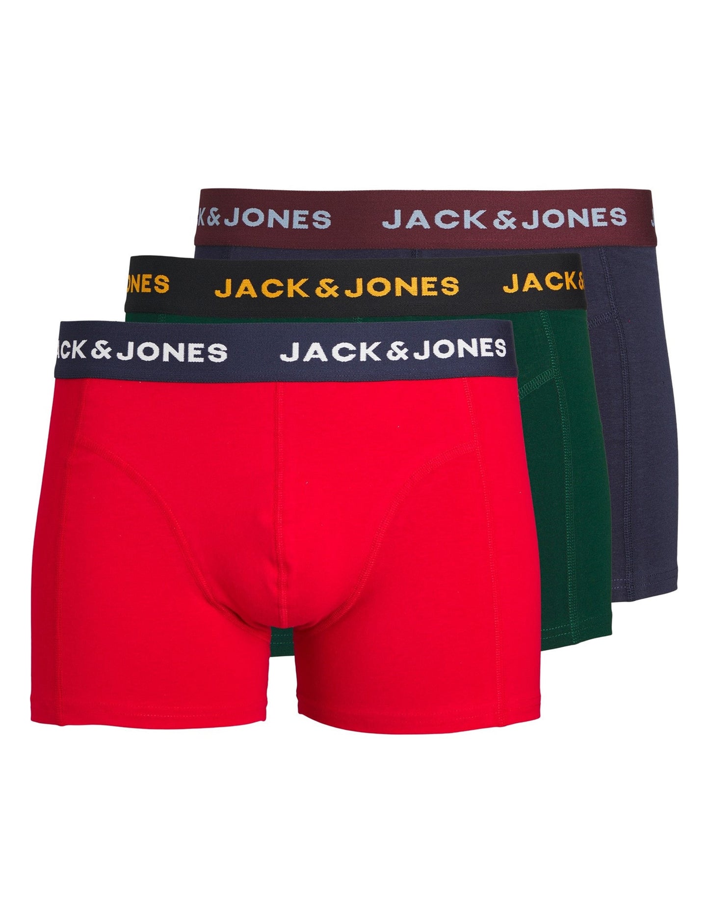 JACK & JONES                            SET DE 3 BOXERI JAMES TRUNK MULTICOLOR i710