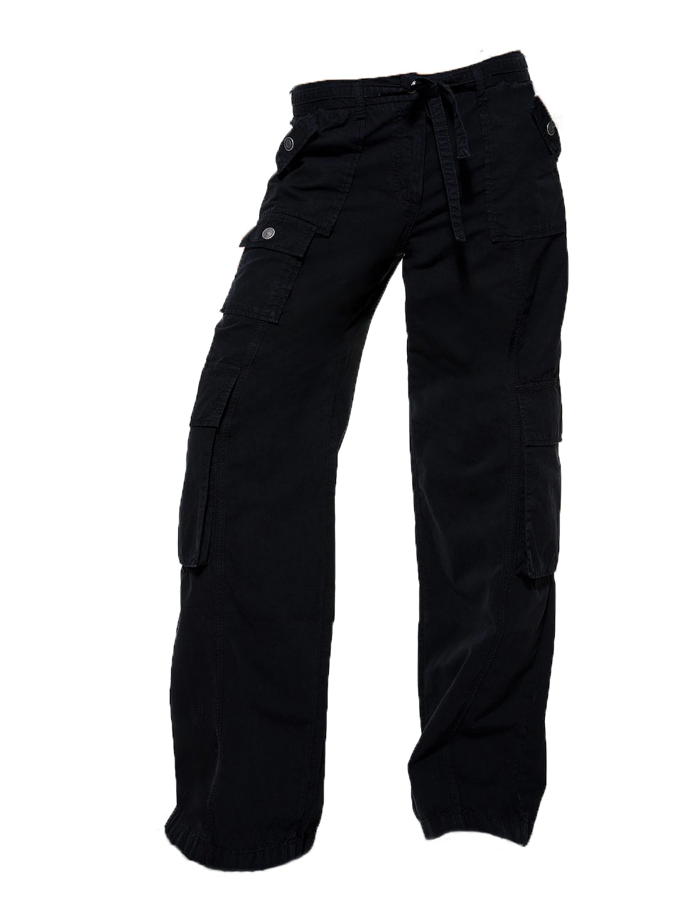 Wide leg Pantaloni cu buzunare 'Janay'SHYX pe Negru i1